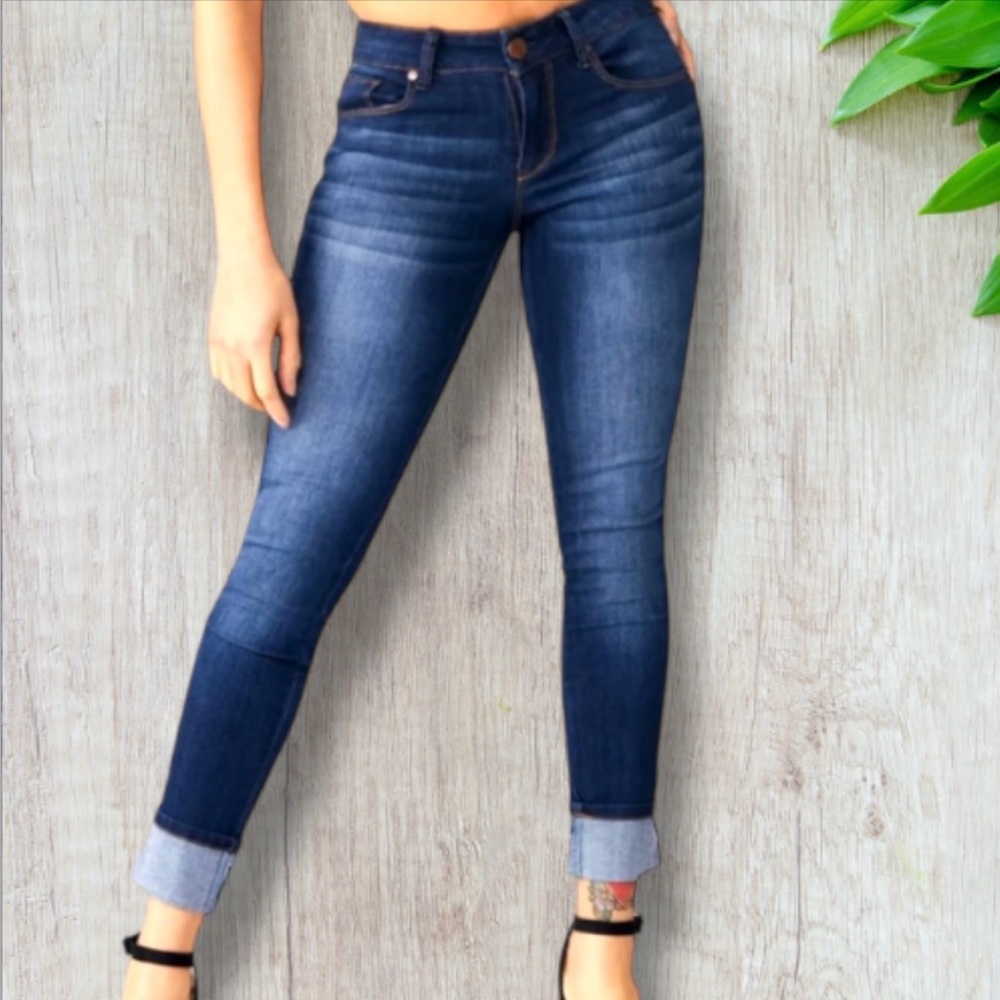 Dark Blue Denim Jeans